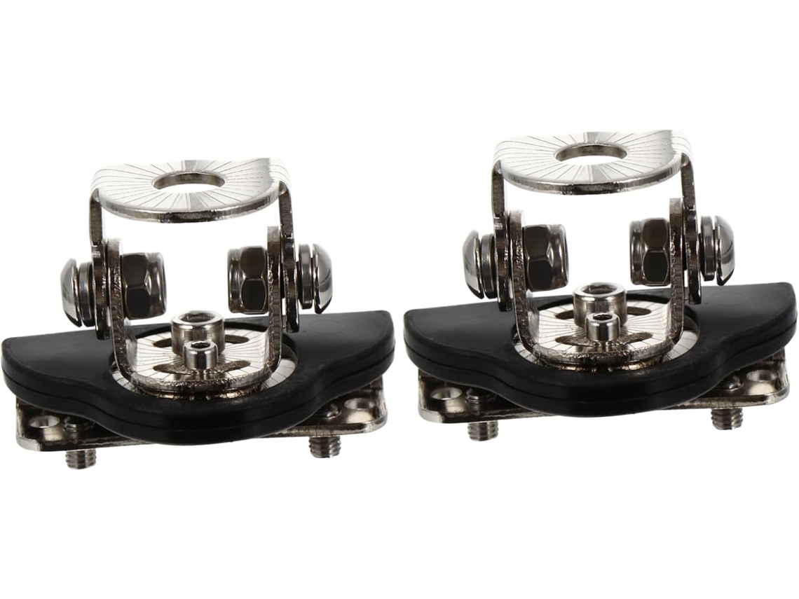 Conjunto de 2 suportes de montagem para barra de luz em aço inoxidável.