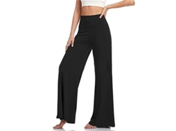 2026 pantalones de Yoga Elásticos Sueltos para Mujer Pantalones Casuales de Pierna Ancha Largos