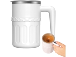Caneca De Café Com Misturador Automático, Caneca Elétrica Com Misturador, Copo Misturador Automático, Magnético Recarregável (branco)