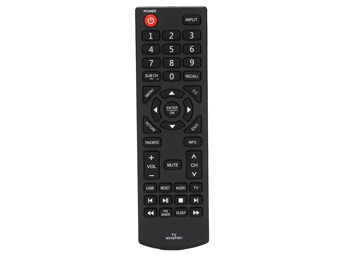 Mando a Distancia de Repuesto para Televisor Lcd Led Hd Sanyo Mc42ns00 Fw24e05f