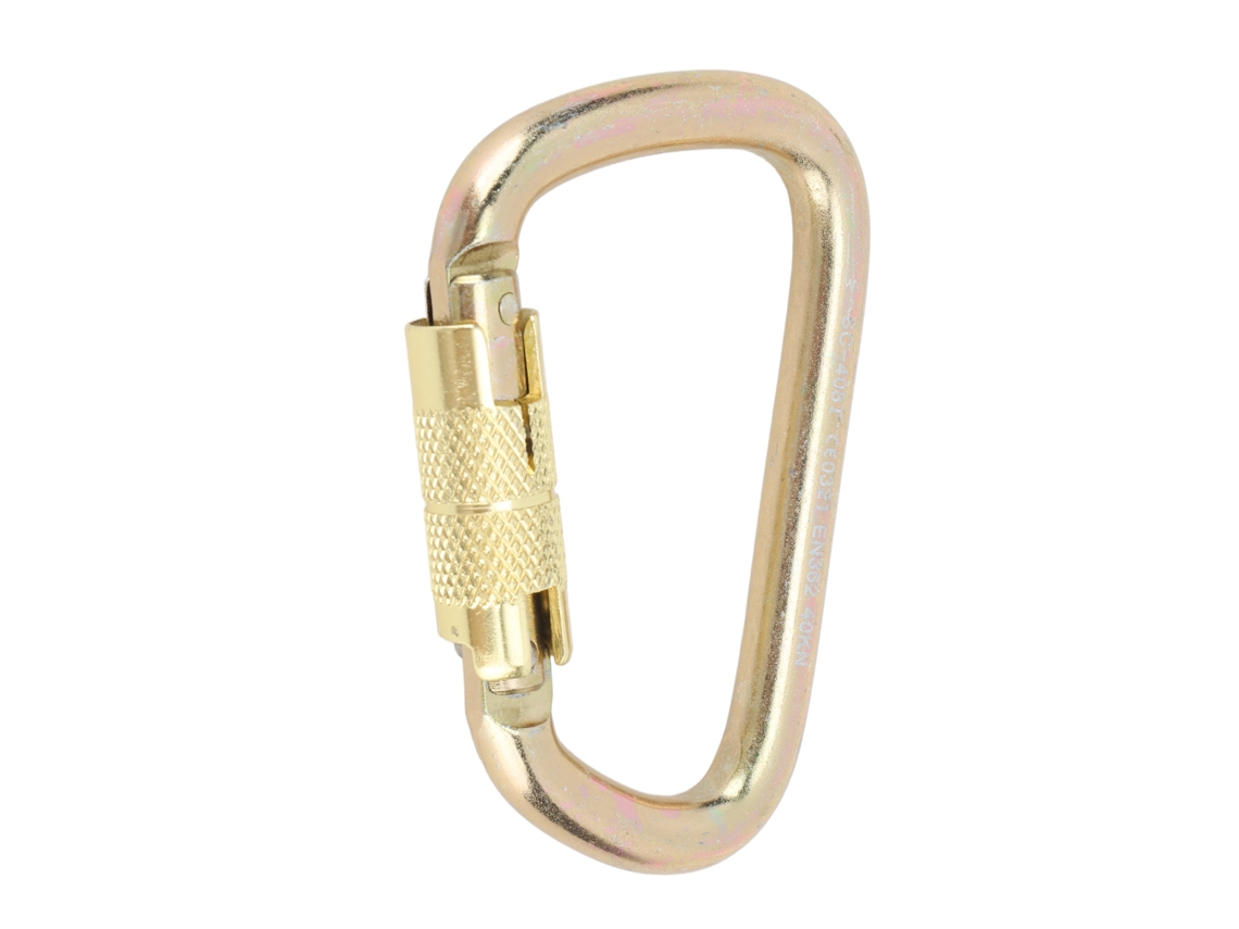 Carabina de Bloqueio D Ouro para Camping e Hiking