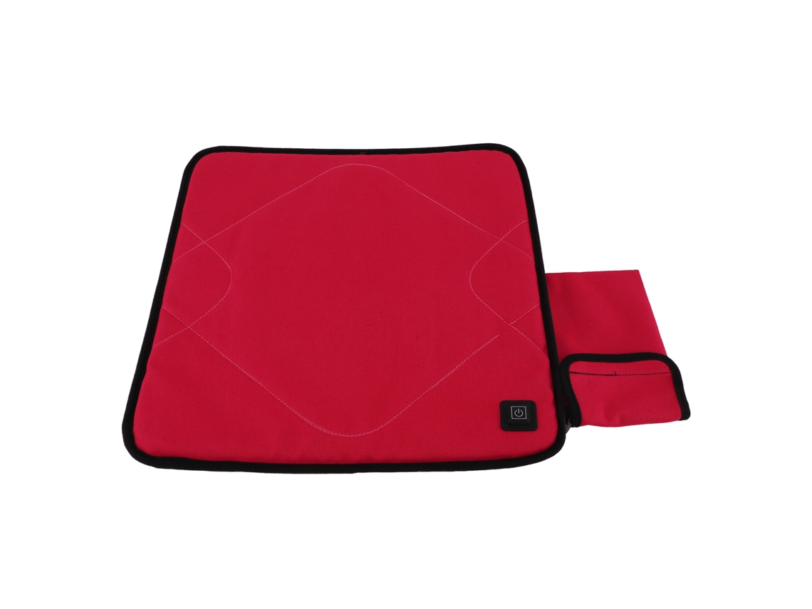 Cojin De Assento Aquecido Portátil Usb Vermelho Rosa