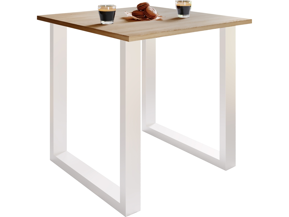 Mesa De Jantar De Madeira Mesa De Cozinha Xona U 80x80 Vcm