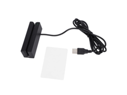 Leitor De Cartão De Crédito Usb Swiper Msr Plug And Play Autenticação Bidirecional Pos
