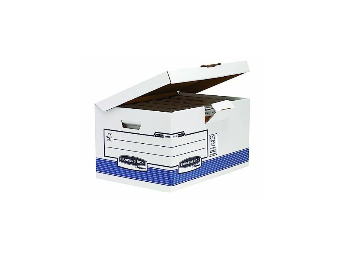Caixas De Arquivamento Fellowes Maxi B Tampa Dobrável 100 Papelão Reciclado Formato A4