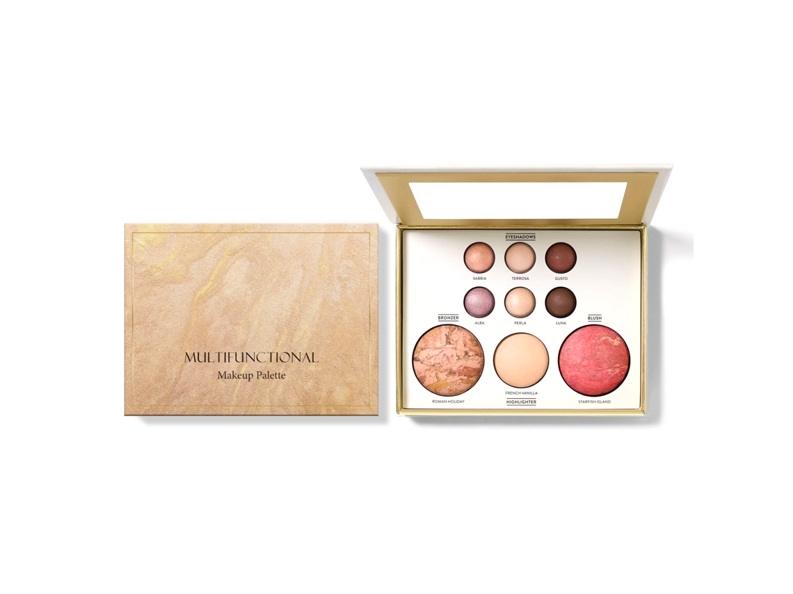 Paleta de Maquilhagem Dourada Completa para Criar Looks Sofisticados LAXISCREED