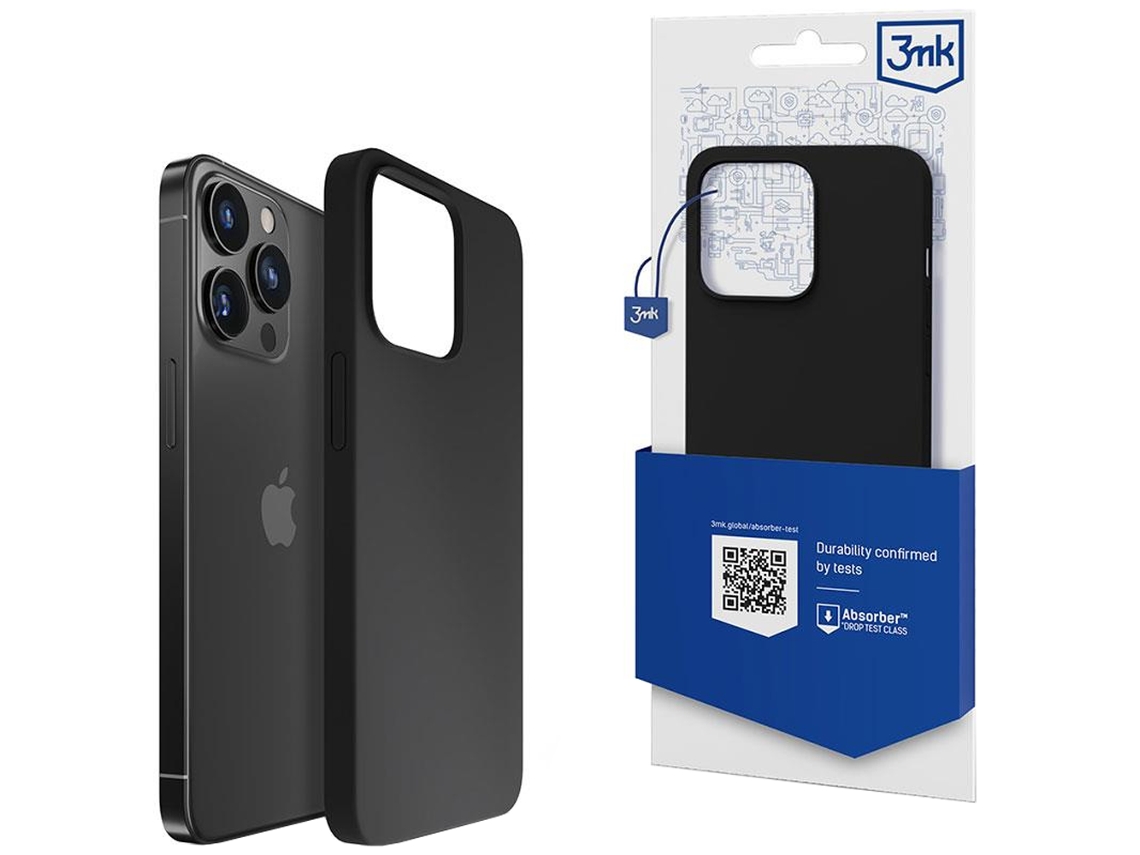 Capa De Silicone 3mk Para Apple Iphone 14 Pro Max Com Ajuste Perfeito