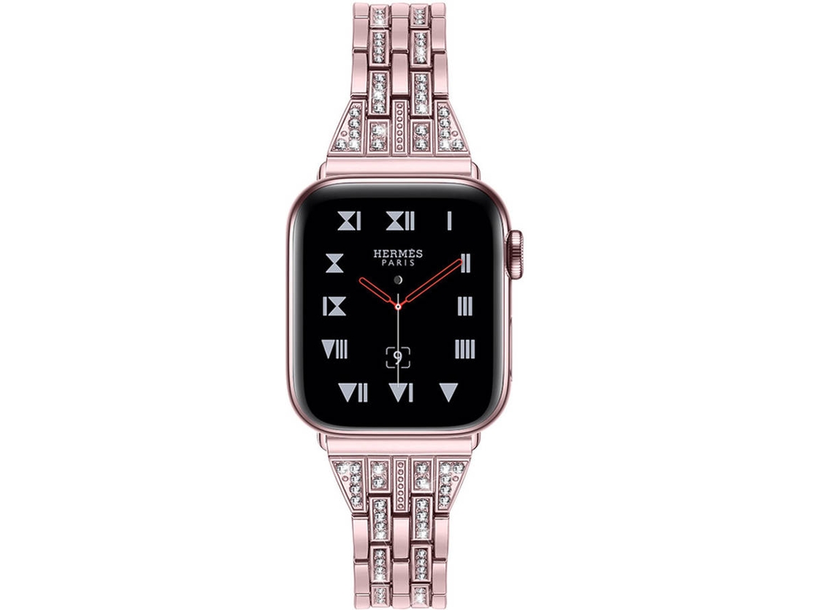 Bracelete Apple Watch 40 mm WJS Metal Rosa