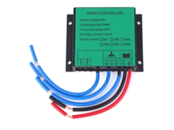 Controlador De Gerador Eólico Impermeável Pwm De Liga De Alumínio Com Led 48v 600w 15a