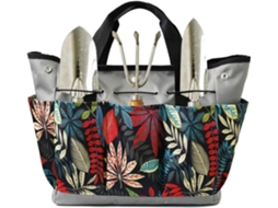 Bolsa Para Guardar Ferramentas De Jardinagem Com Bolsos, Bolsa De Tecido Oxford Durável Zeuxo (cinza Multicolorido)