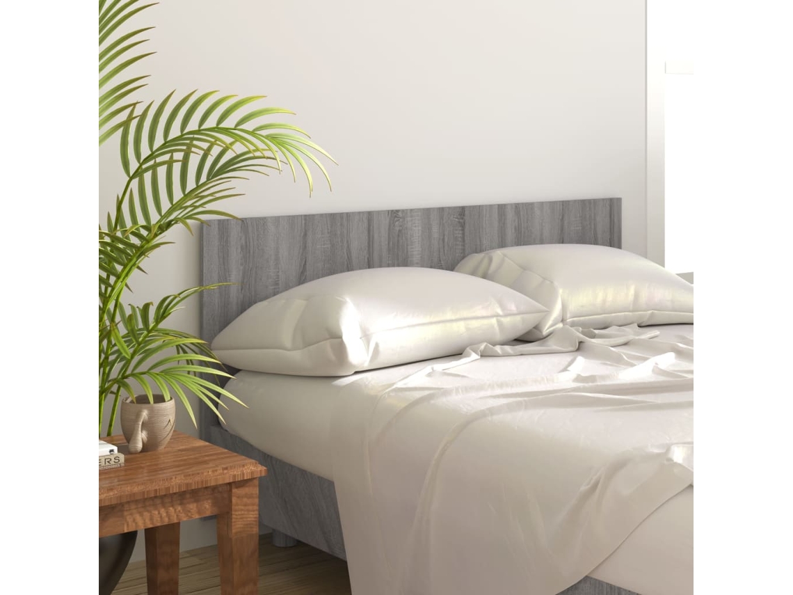 Vidaxl Cabeceira Cama 160x1,5x80 Cm Derivados Madeira Cinzento Sonoma