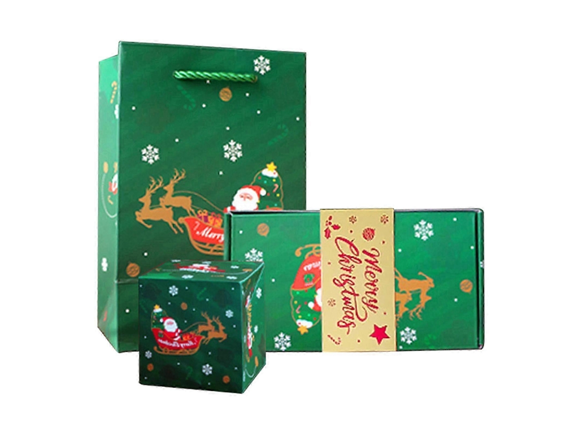 Caixa De Presente De Natal Pop Up Em Dinheiro Caixa Surpresa Personalizada Com Foto Presente De Natal Para Crianças E Adultos Verde Aquaforge
