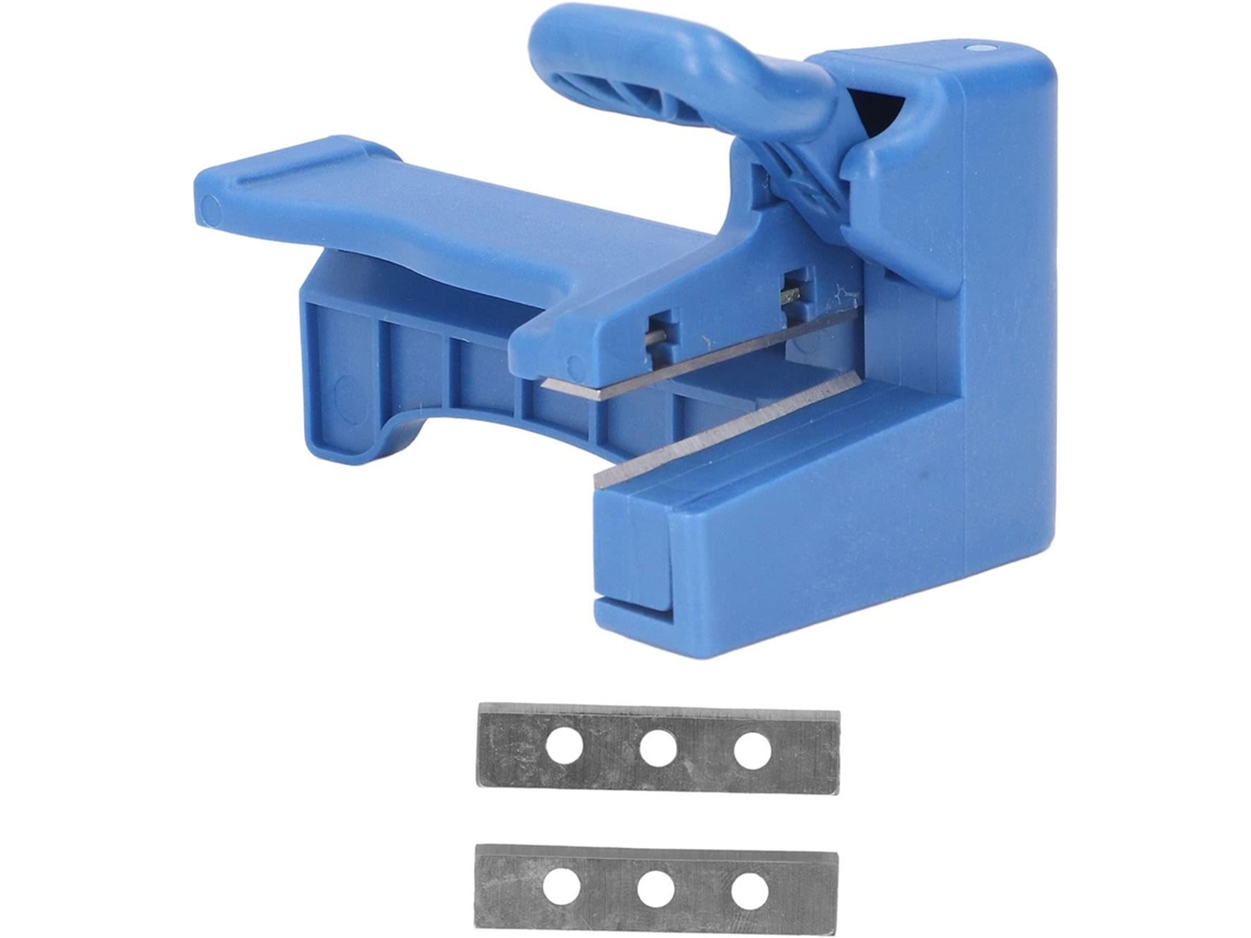 Aparador De Bordas Para Madeira, Manual Com Lâminas Aço Alto Carbono,