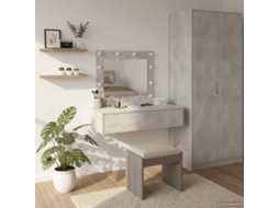 Vidaxl Mesa De Vestir Cinzeto 83 X 40 X 70 Cm Derivados De Madeira