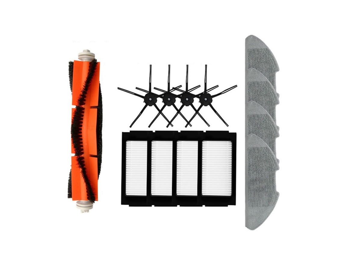 Para xiaomi mi robô aspirador de pó mijia pro rolo principal hepa filtro mop pano pano escovas laterais filtros acessórios a