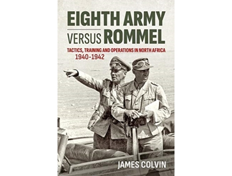 Livro eighth army versus rommel de james colvin (inglês)