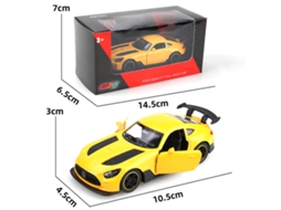 Miniatura de Carro em Metal Fundido, Escala 1/36, Brinquedo Infantil MDUG