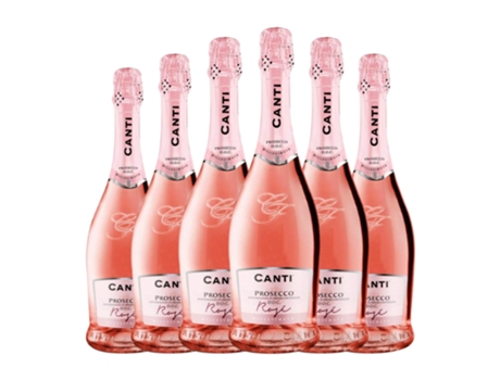 Espumante rosé CANTI Rosé Extradry Extra Seco Prosecco (0.75 L - 6 Unidades)