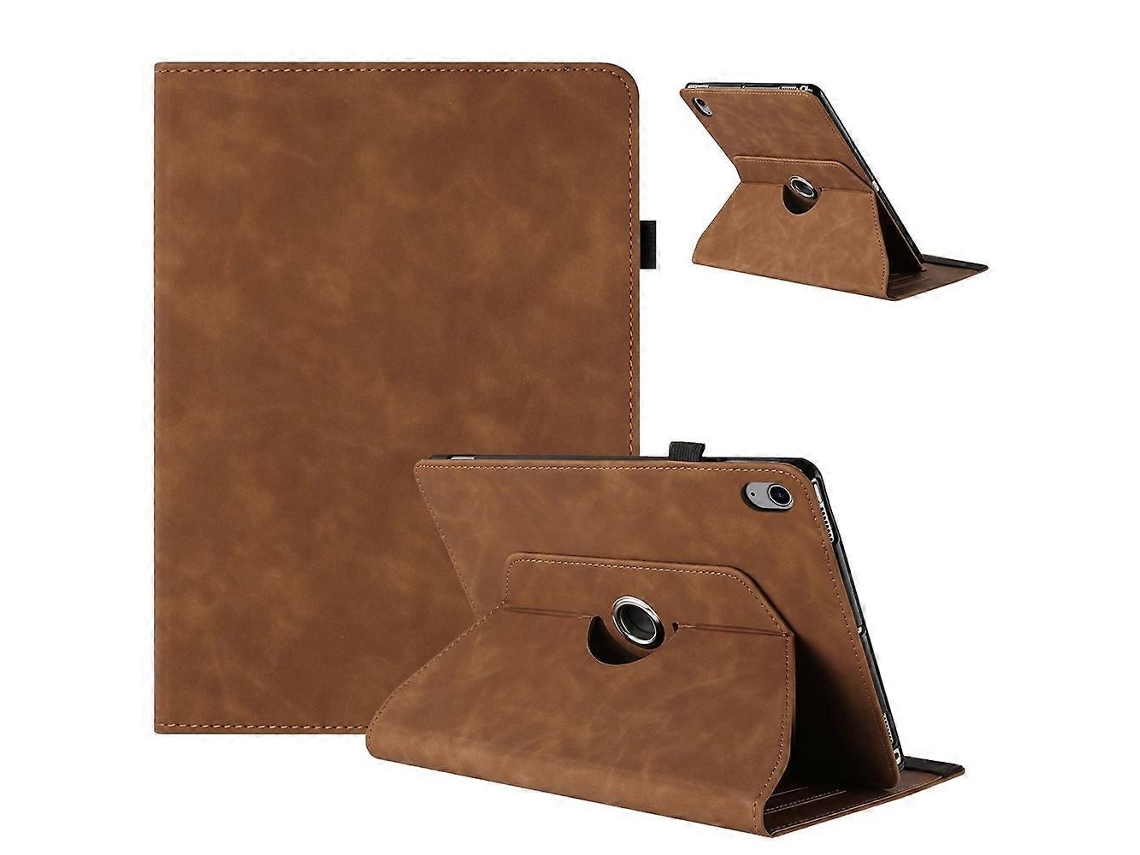 Capa Para Tablet Em Couro Pu, Cor Sólida, Compatível Com Ipad (2025) / 10.9 (2022), Com Suporte Giratório.
