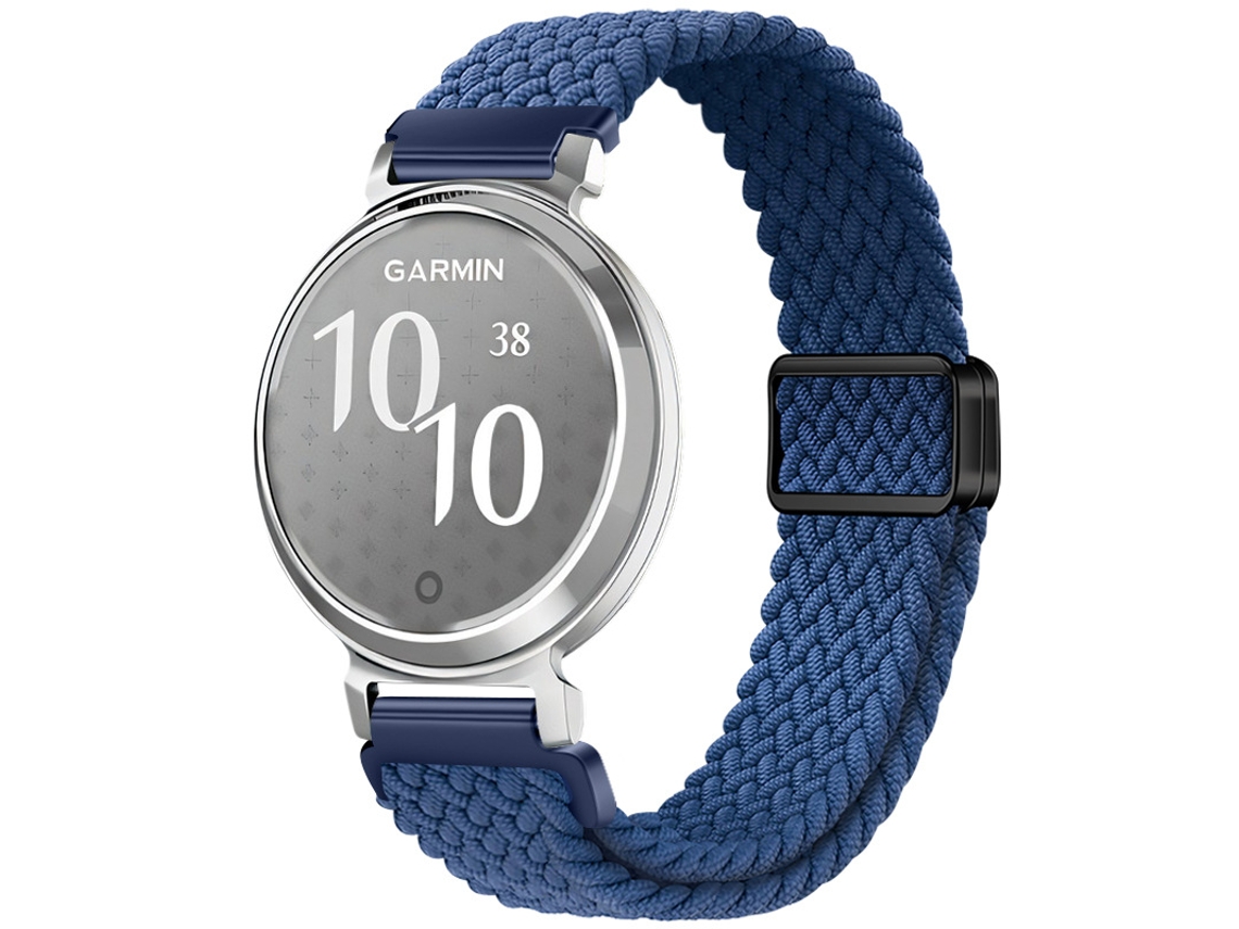 Bracelete Para Garmin Lily2 (14mm) Azul-marinho Cuich