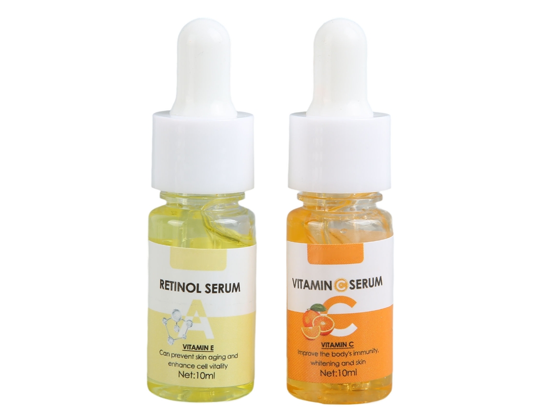 Serum Facial Com Vitamina C E A Para Iluminação E Hidratação