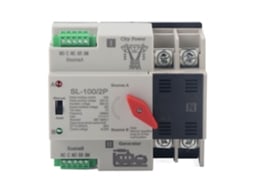Chave De Transferência Automática 2p 100a Ats Isolamento Pc 220v Ac Ininterrupta