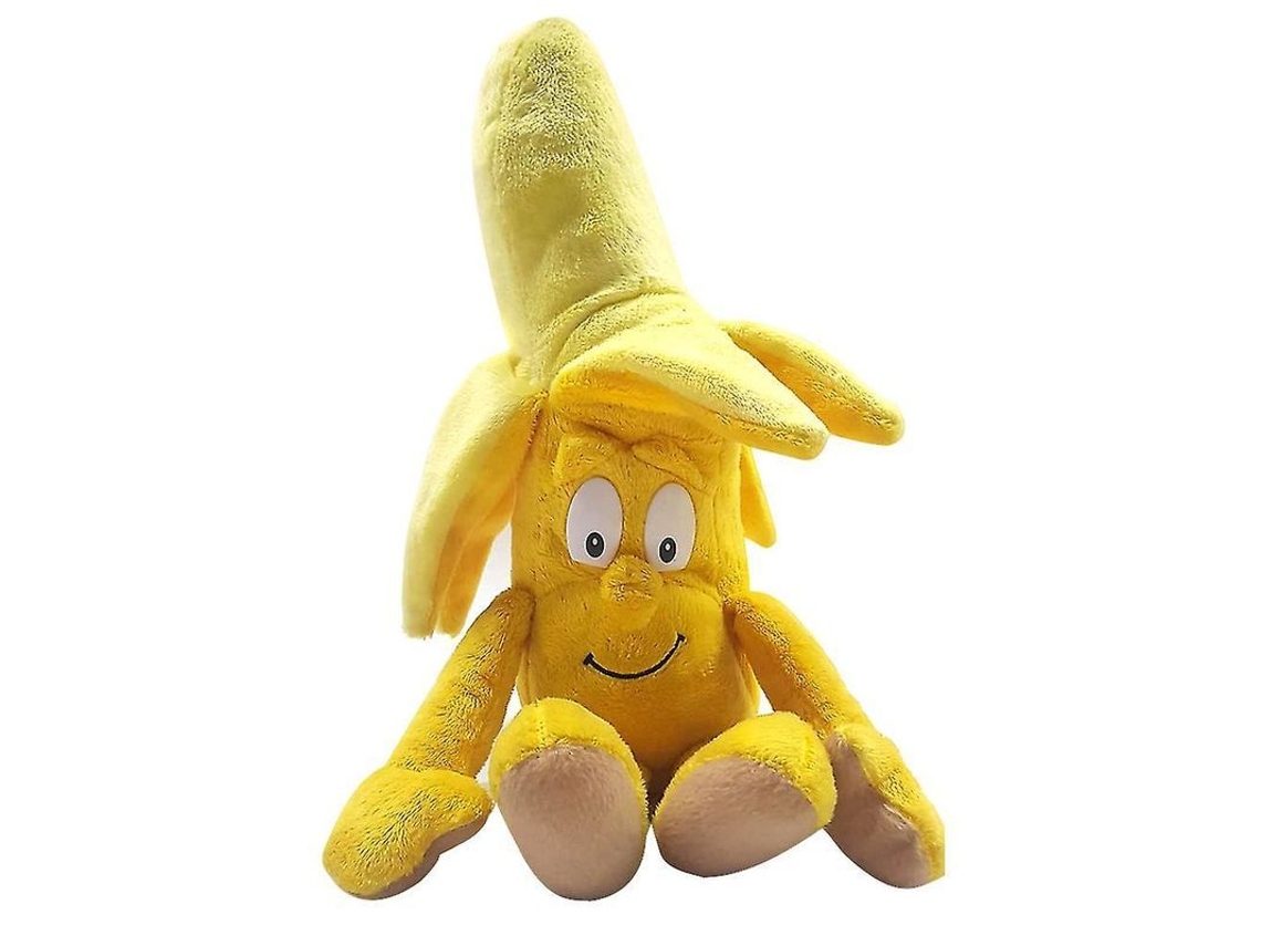 2026 1 Peluche de Fruta, Verdura, Plátano, Lindo Regalo para Niños Material Suave Relleno de Algodón Pp