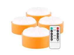 KOFIHETY Luzes de abóbora Halloween com temporizador e bateria para decoração