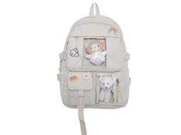 Laxiscreed - Mochila Feminina Espaçosa, Estilo Japonês, Para Escola, Trabalho Ou Lazer
