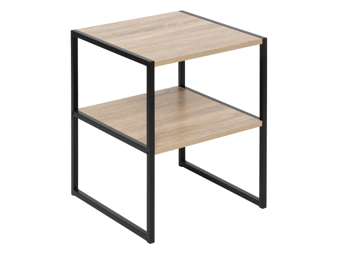 Mesa de Cabeceira Aliaj FIVE Ferro MDF Bege (40x40x50cm)