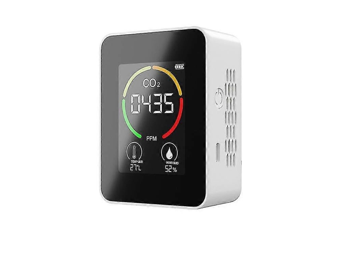 Lurelia Medidor De Qualidade Do Ar Temperatura, Humidade, Usb, Branco