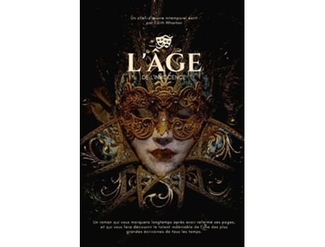 Livro LÂge de LInnocence de Edith Wharton (Francês)