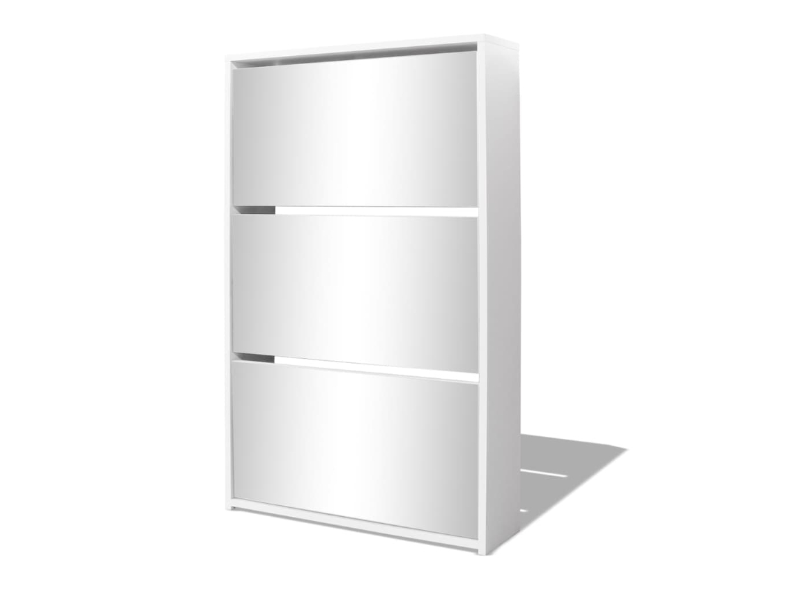 Shoe Cabinet, Shoe Organiser Vidaxl Branco Madeira Processada (n/a)