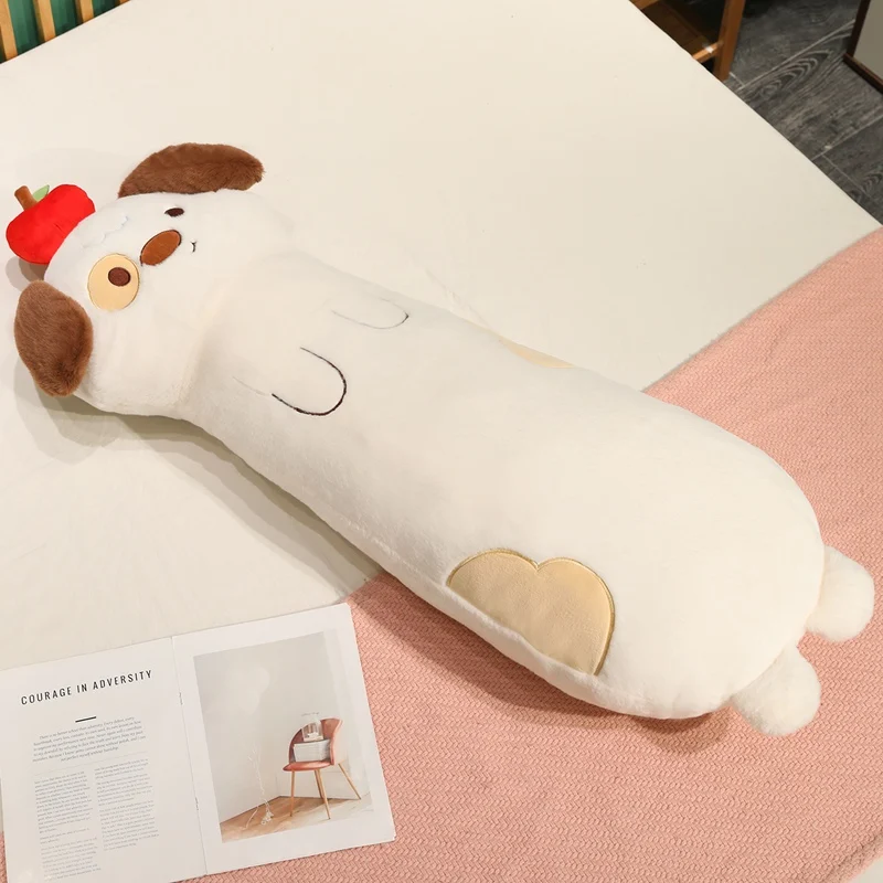 Almofada Comprida/macia em Formato de Cachorrinho, Fofa e Aconchegante, para Adultos. MDUG (cachorro de 115 Cm)