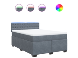 Box Spring Bed, Box Spring Beds Vidaxl Cinzeto Veludo (160 X 200 Cm)