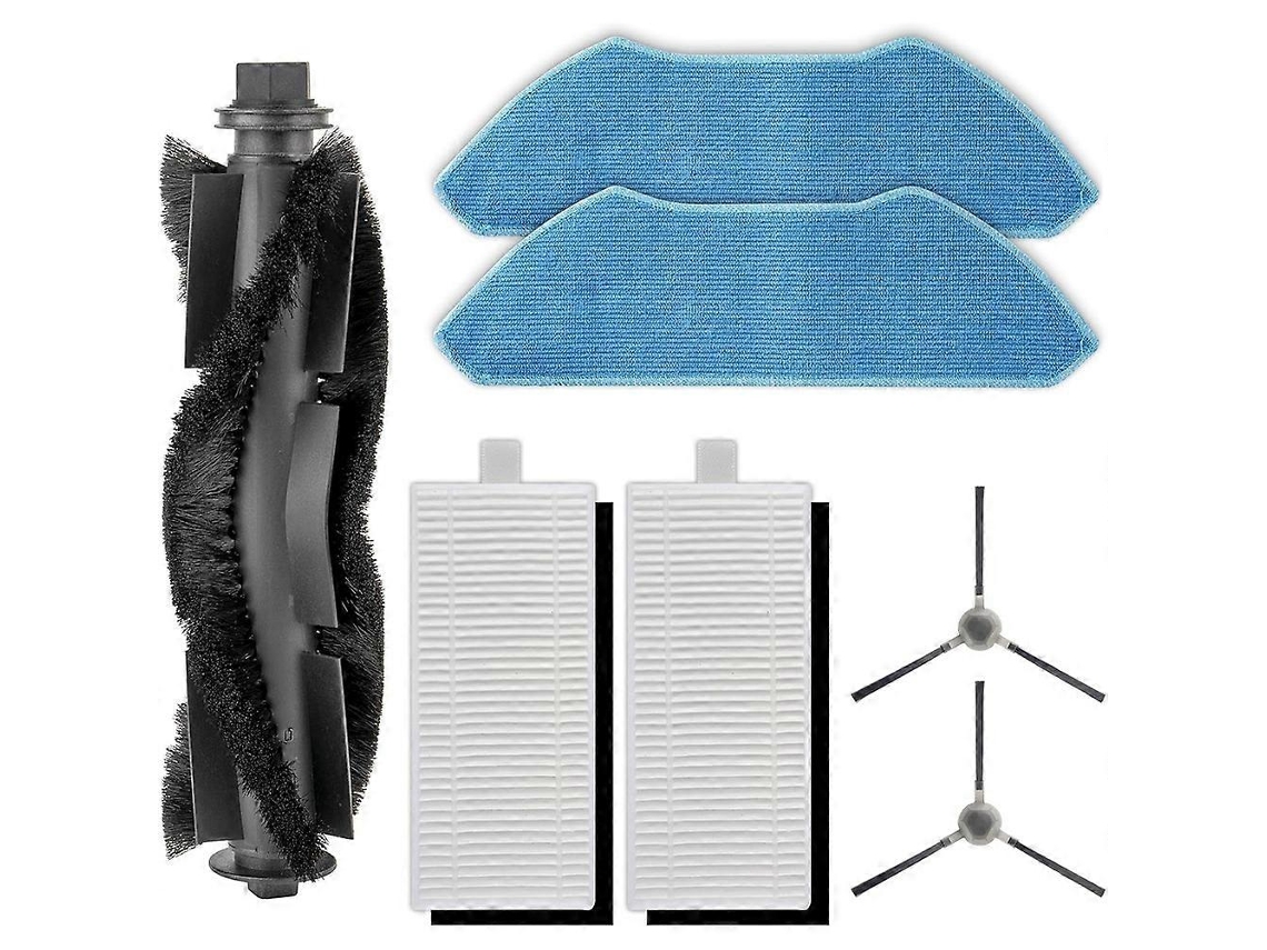Peças De Reposição Para O Aspirador Robô M1: 1 Escova Rotativa, 2 Escovas Laterais, 2 Filtros Hepa E 2 Acessórios._ptg