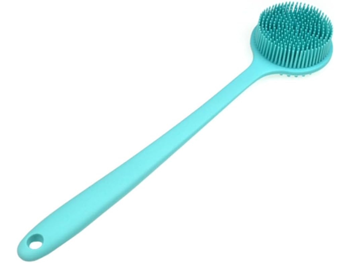 Escova De Silicone Esfoliante Vicasky Para O Corpo, Com Cabo Longo Para Limpeza Das Costas E Do Banho