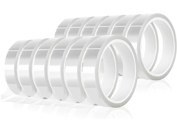 12 Rolos de Adesivo Térmico Transparente de 20 Mm X 33 M , de Alta Qualidade. SFUSHOS (108 Pés)