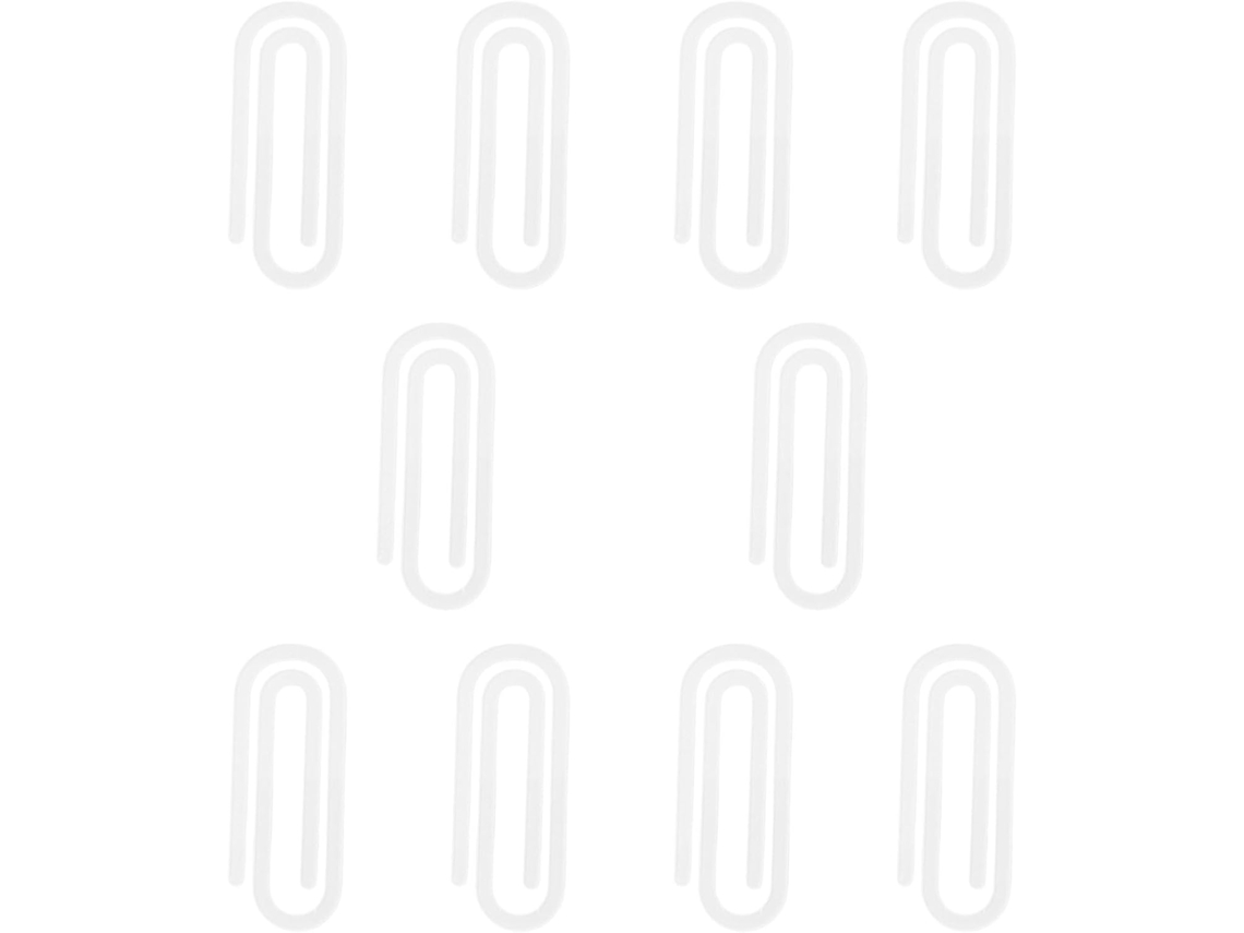 10-clips De Papel Acrílicos Transparentes Em Branco Sublimação, Documentos, Uso Doméstico E No Escritório 7
