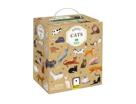 Livro Puzzlove Cats 9 Años De Desconocido (espanhol)