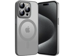 Capa Semitransparente Magsafe Orysin Para Iphone 16 Pro Max - Titânio
