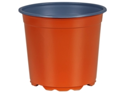 Conjunto 200 Vaso De Flores Vidaxl Vermelho Plástico (ø 15 X 13 Cm)