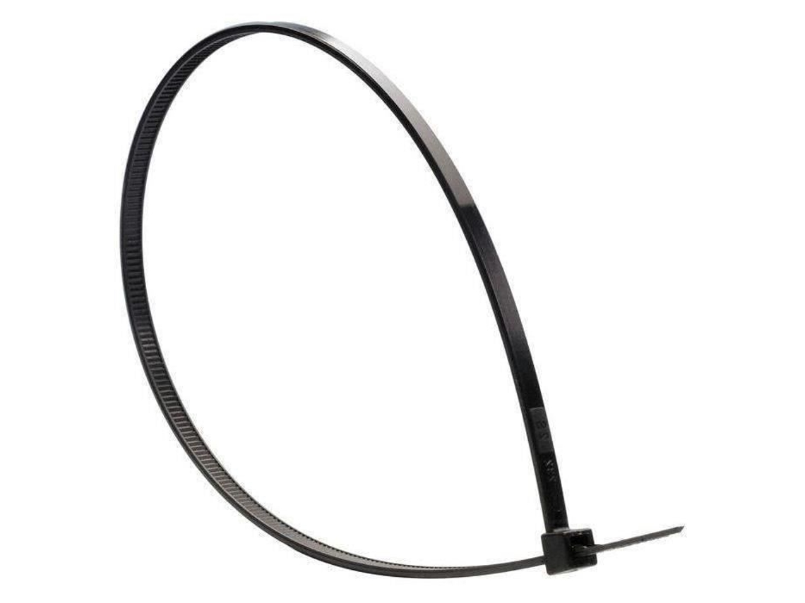 Colar 150mmx3,6mm Preto 100 Peças Sc Profile