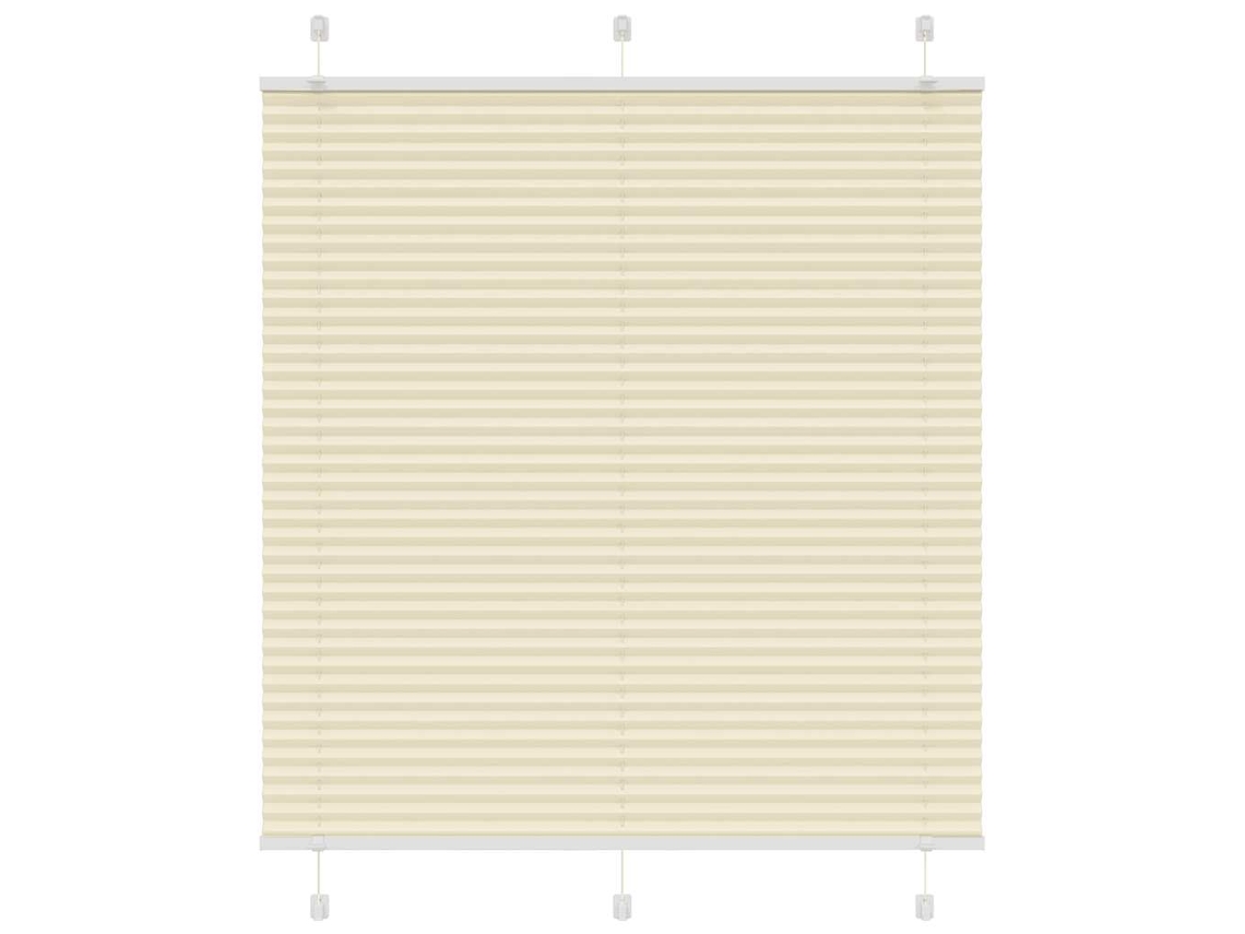 Pleated Blind, Pleated Blinds Vidaxl Creme Poliéster (115 X 150 Cm)