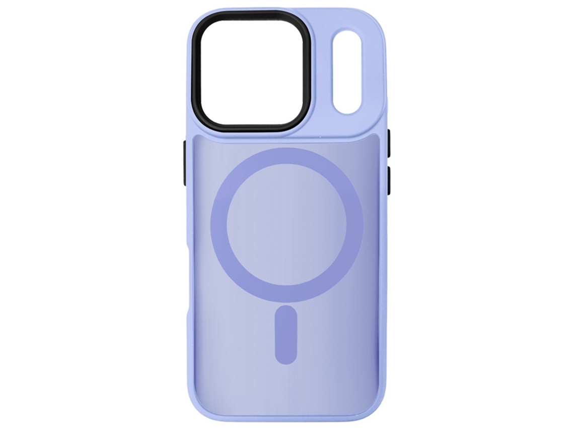 Capa Para Iphone 17 Pro Max Magsafe Skin Touch - Roxo Claro
