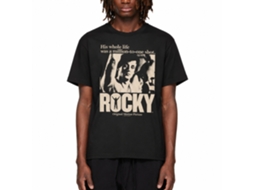 Rockinstone Rocky Movie Greased Lightning Black Adult T-shirt Size:xl
