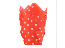 Copos de Papel Tulipa Descartáveis para Assar Copos para Muffin À Prova de Gordura para Fornos NEVEANCE