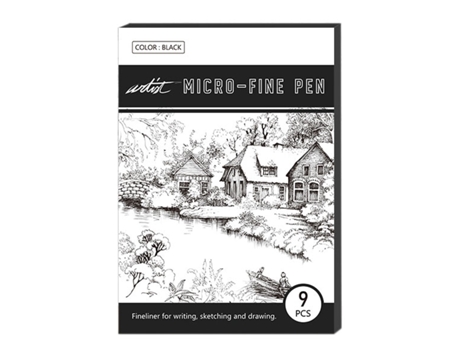 Conjunto de 9 Fineliners Roymart AB 0339 Alex Bog