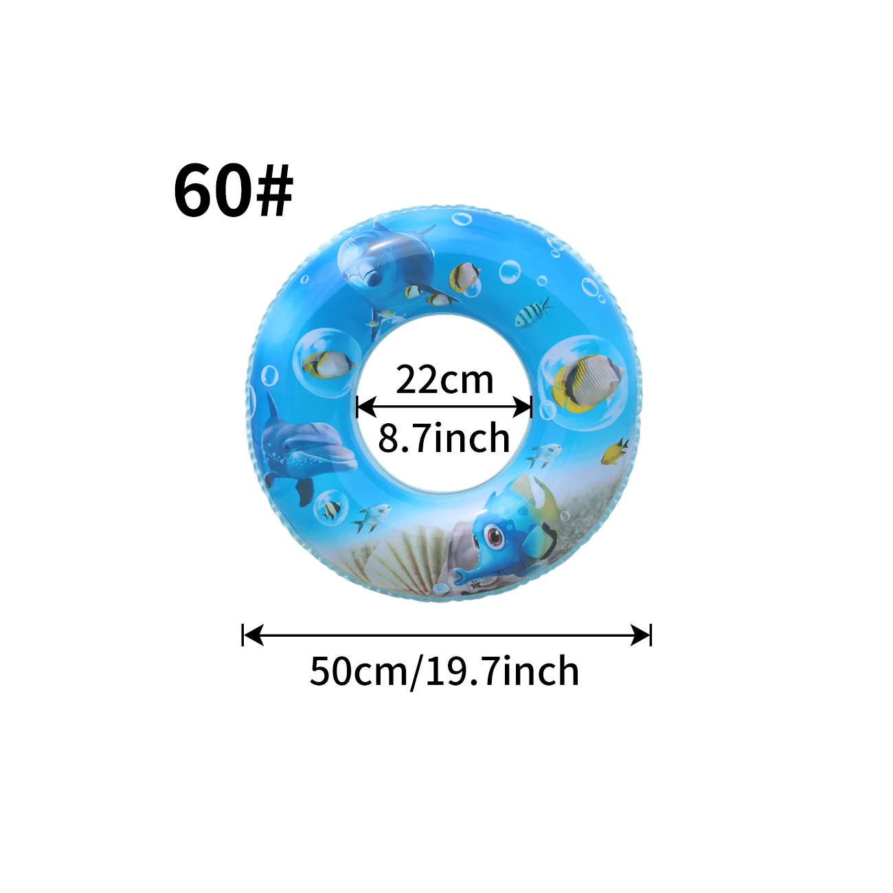 (60 Peixes) Brinquedos Flutuantes Para Piscinas Infantis, Boias Infláveis, Brinquedos Flutuantes De Verão