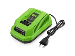 Carregador Bateria 40v Compatível Greenworks G Max 29482 29472 29652 G40825 Eu Pl